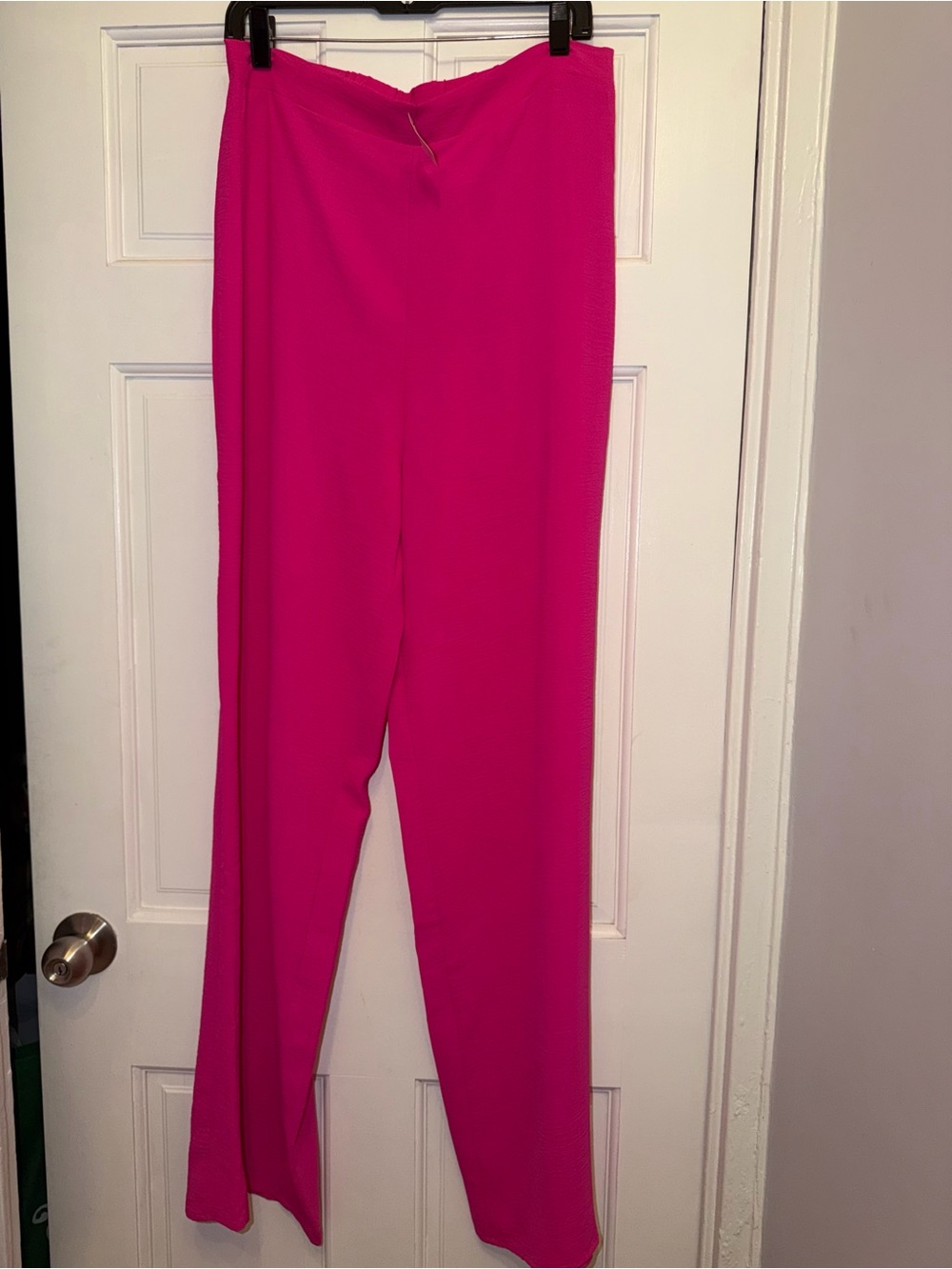 Fashion Nova Fuchsia Wide-Leg Pants